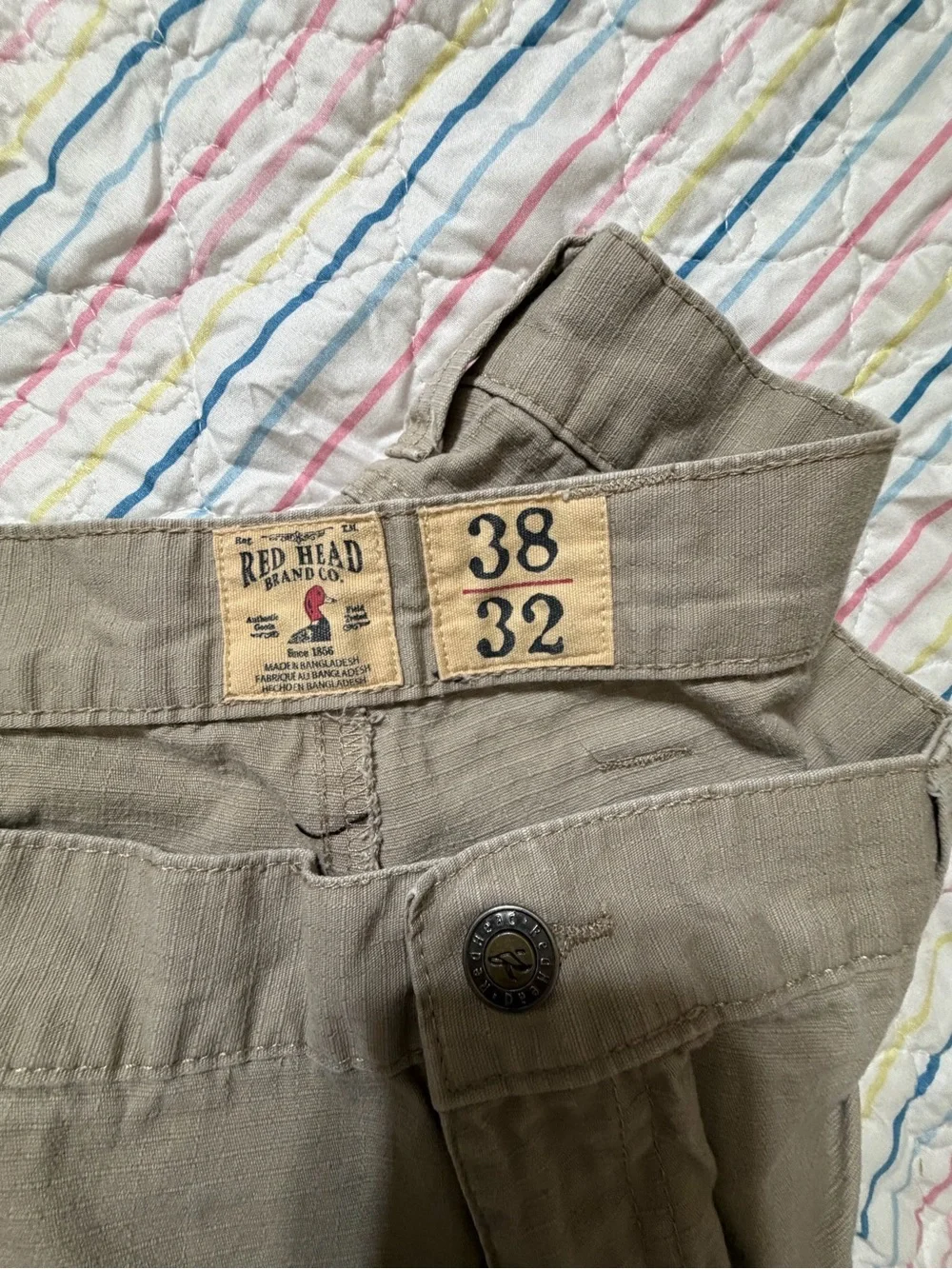 RedHead Men's Cargo Pants - Khaki